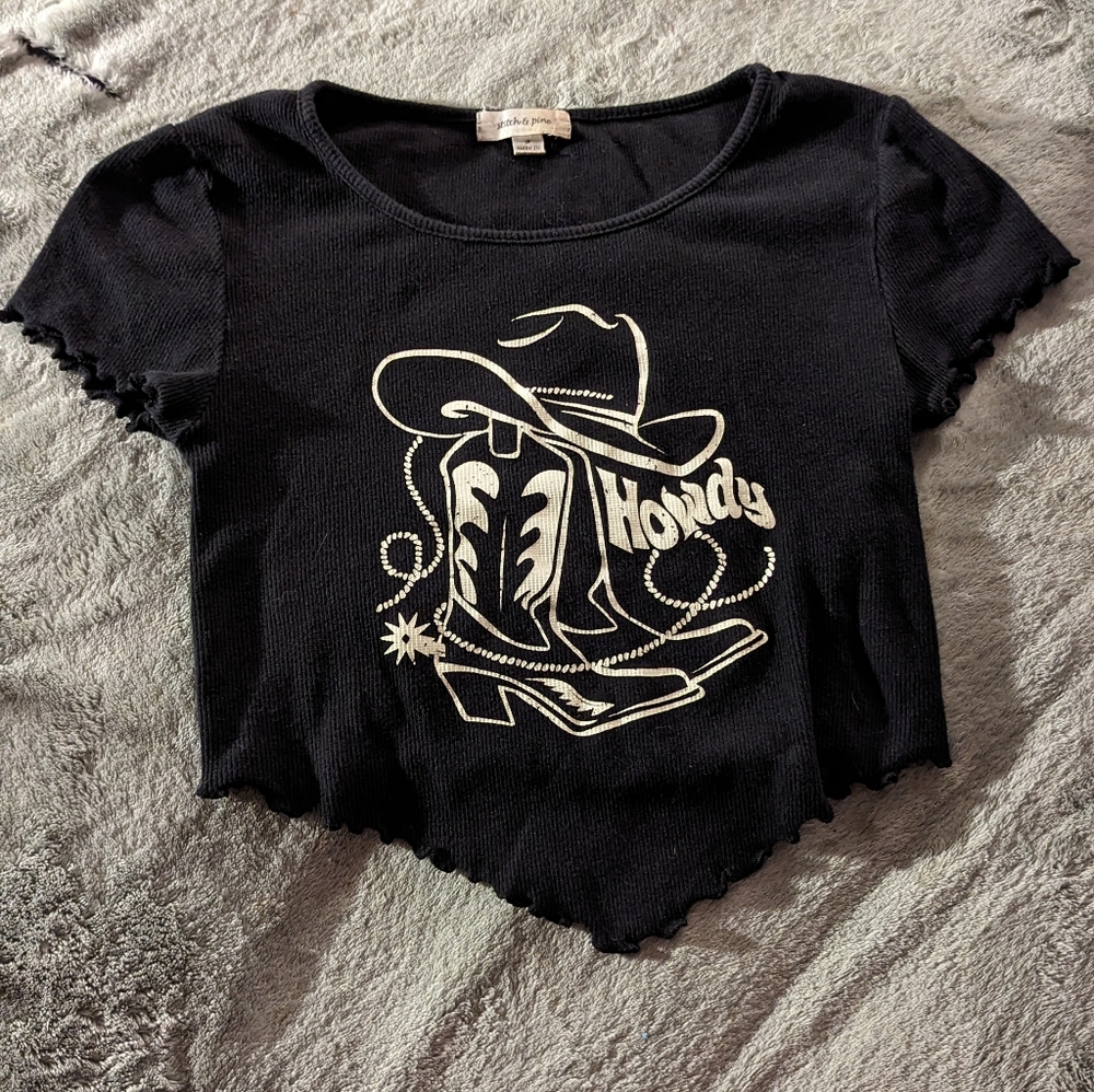 Cowgirl Crop Top
